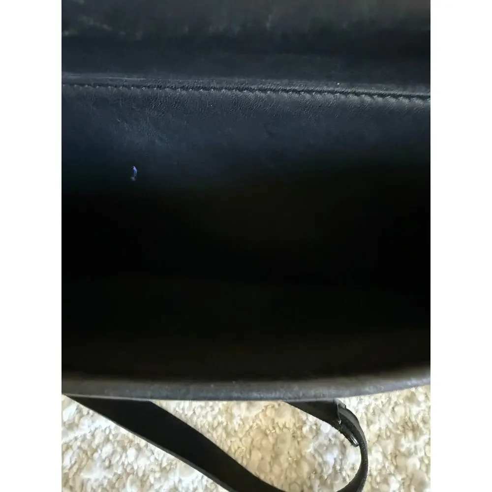 Vintage Coach Lexington Briefcase - Smooth Black Leather with Brass Hardware
